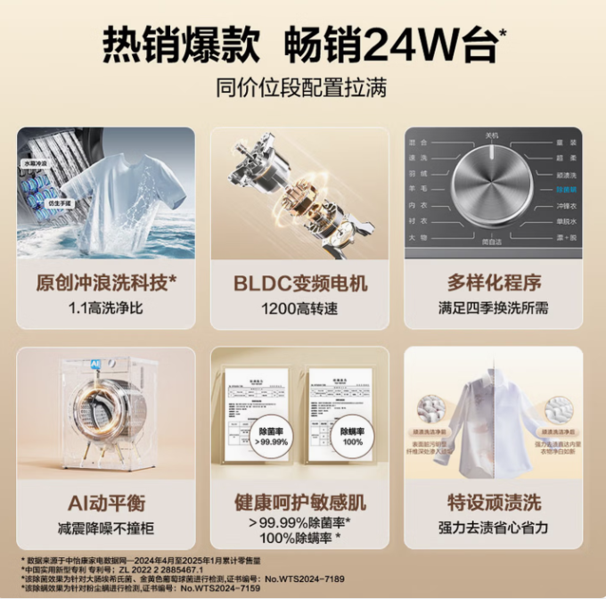 海尔滚筒洗衣机
