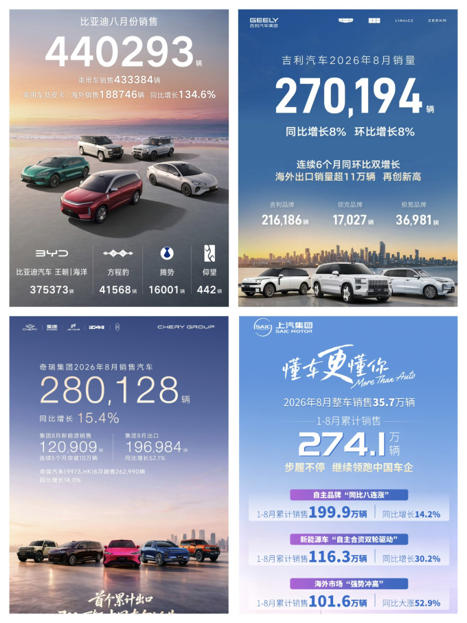 比亚迪新能源车