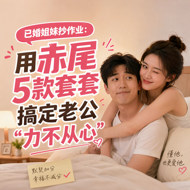 已婚姐妹抄作业：用赤尾5款套套搞定老公“力不从心”