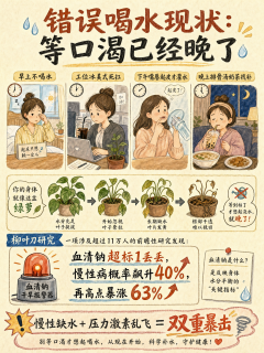 饮料代水，正在悄悄毁掉全身器官！正确的喝水方法来了