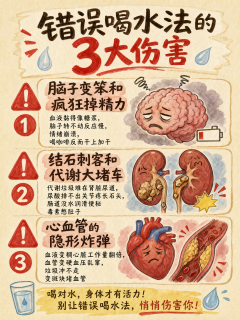 饮料代水，正在悄悄毁掉全身器官！正确的喝水方法来了