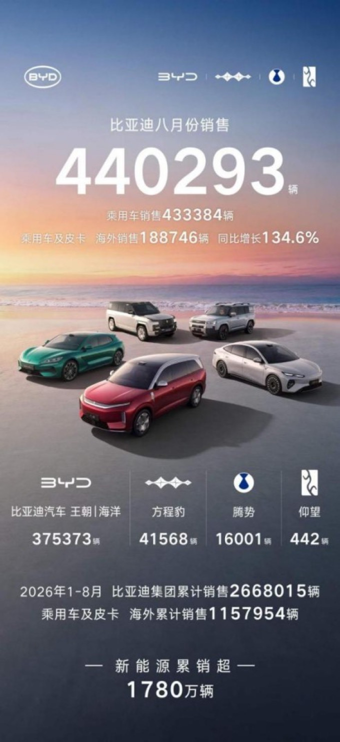 比亚迪新能源车