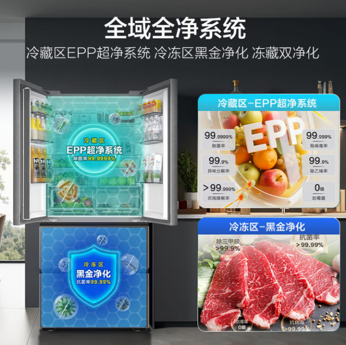 海尔多门冰箱