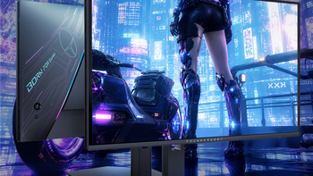 QDOLED高刷来袭！雷神新款27寸显示器到手3499元：2K 360Hz屏