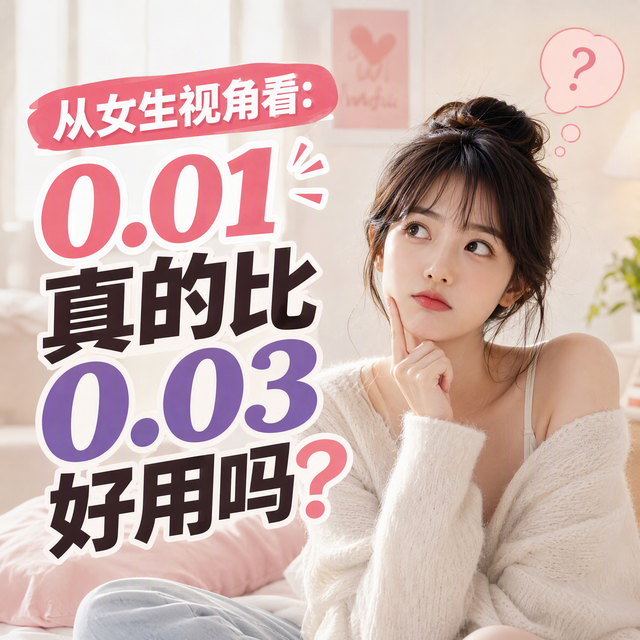 从女生视角看:0.01 真的比 0.03 好用吗?