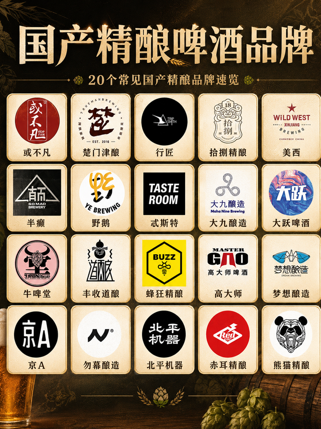 国产精酿，不止京A和高大师：这20个品牌到底怎么认？