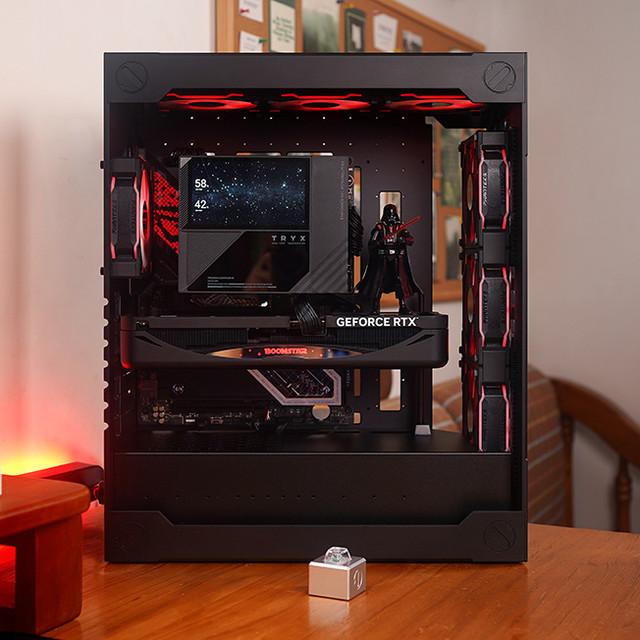 黑红铝坨坨，ROG STRIX X870E-E NEO + Setup Medium 装机展示