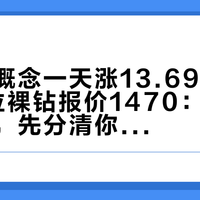 培育钻概念一天涨13.69%，水贝1克拉裸钻报价1470：备婚党掏钱前，先分清你面对的是哪张价签