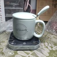 秋冬续命神器✨小熊智能恒温杯垫！全天喝温水太治愈