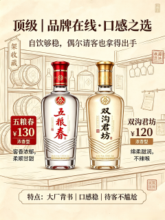 百元白酒段位榜！中年人的下班微醺“口粮酒”指南
