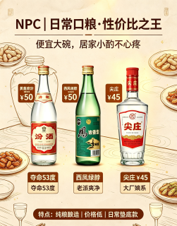 百元白酒段位榜！中年人的下班微醺“口粮酒”指南