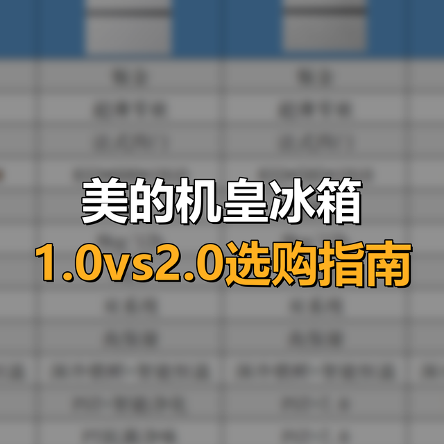 美的冰箱机皇2.0 VS 机皇1.0：到底升级了啥？550/520/541全对比