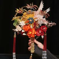 备婚必入！金色缠花团扇｜中式新娘氛围感神器💫