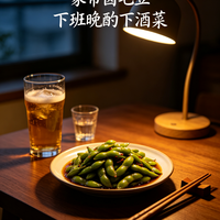 家常卤毛豆做法｜我的常驻下酒菜，适配居家小酌