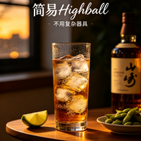 不用复杂器具,在家复刻一杯简易Highball