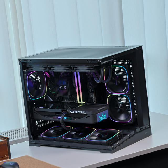 9850X3D+5080星曜+48G内存，预算2.4W+搞定黑色高性能海景房主机