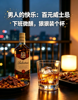 男人的快乐：百元威士忌，狠狠装个杯