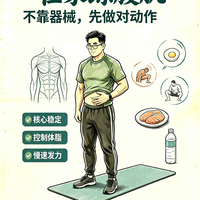 不办卡不买器械！四个动作自己在家练出腹肌