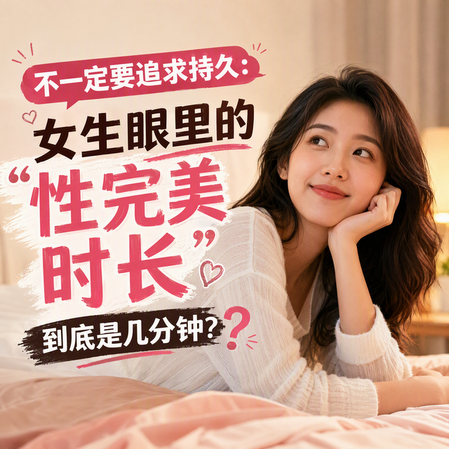 不一定要追求持久:女生眼里的"性完美时长",到底是几分钟?