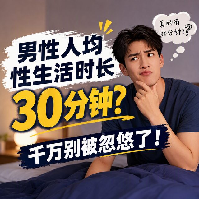 男性人均性生活时长30分钟？千万别被忽悠了！你的表现可能完全正常