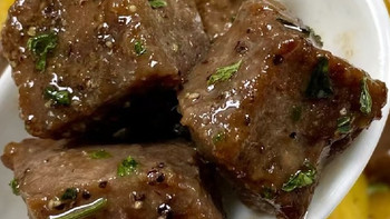 菠萝黑椒牛肉粒，超绝低脂下酒菜