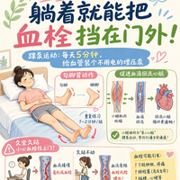 每天5分钟勾勾脚，血栓见了绕道走，可以行动起来了！