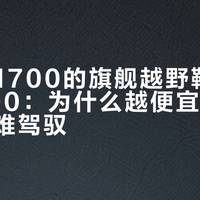 旗舰店1700的旗舰越野鞋，奥莱卖300：为什么越便宜的越野鞋，越难驾驭？