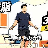 一根跳绳月瘦10斤：30分钟3000个HIIT实操攻略，装备不到100块