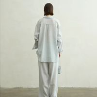 早秋质感本命裤✅VIKTORIACHAN亚麻混纺阔腿裤太松弛