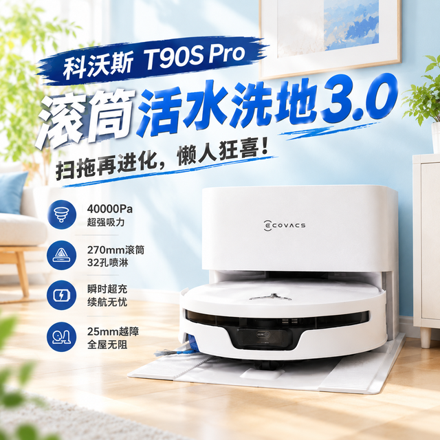 T80S还没捂热，科沃斯T90S PRO又带着一兜升级点赶来了？！