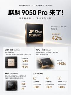 麒麟9050 Pro正式登场，这波升级诚意拉满