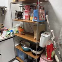 厨房置物架落地式多功能家电杂物收纳架