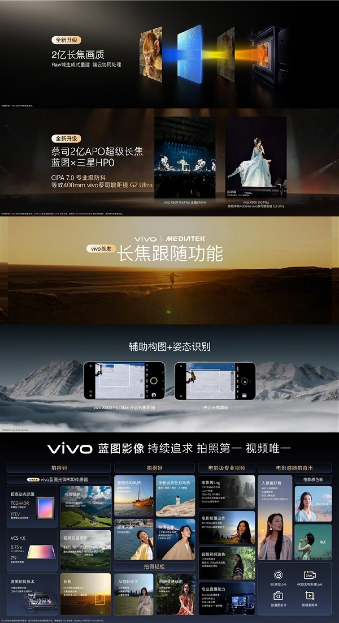 蓝厂最强影像旗舰 vivo X500系列官宣:9月21日发布