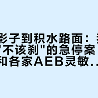 从灯杆影子到积水路面：我把今年智驾"不该刹"的急停案、追尾责任账和各家AEB灵敏度菜单对了一遍——关掉AEB前，先看这个顺序