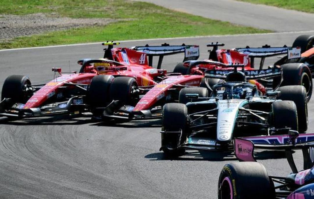 F1意大利站勒克莱尔第二圈失控撞墙退赛,法拉利主场遭遇重创