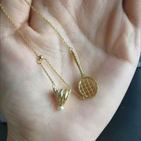 谁懂！打球女孩本命项链来了💛