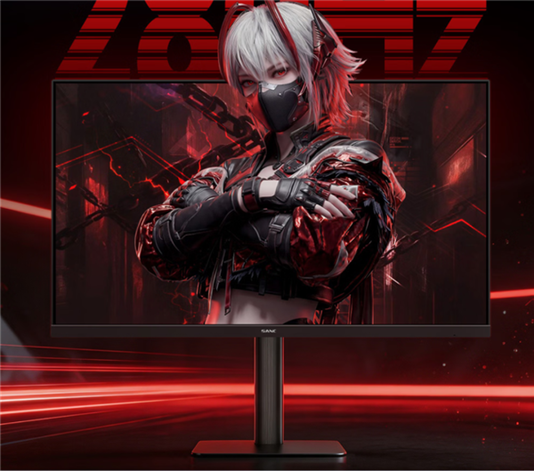 到手价999元!SANC盛色G74显示器开售:27英寸IPS 2K 280Hz高刷