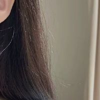 纯银圆圈耳环戴出韩系氛围，高级感不费力