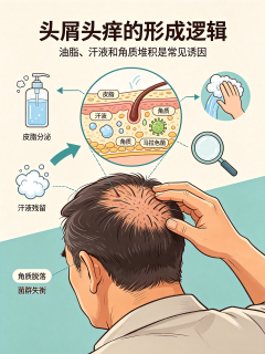 头屑刚洗完又冒出来？男生频繁头痒，很多不是洗发水的锅