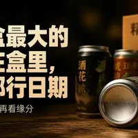 精酿盲盒最大的悬念不在盒里，在罐底那行日期