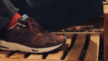 复古跑鞋进阶之作！Bleue Burnham x New Balance 991v1 官宣