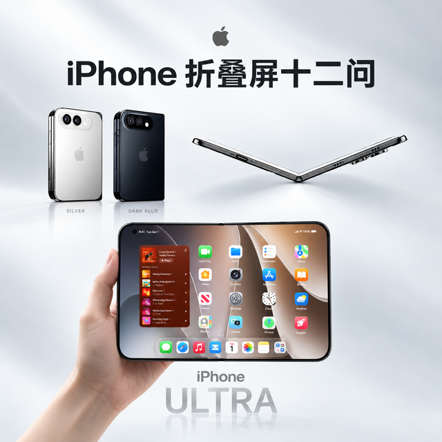 折叠屏 iPhone 呼之欲出：关于苹果首款折叠屏的十二问