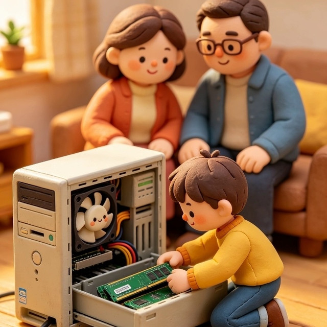 给爸妈翻新旧电脑，老机器焕发第二春