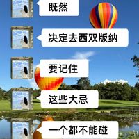 准备去西双版纳前。。听听本地人的大实话吧