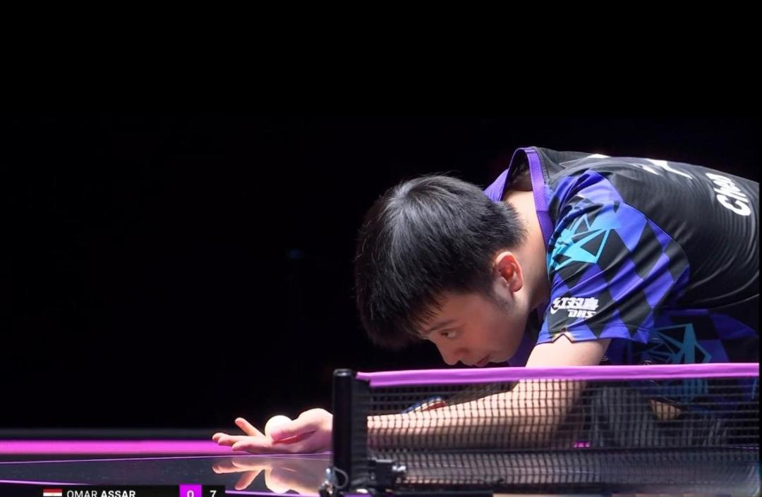 陈垣宇3比0横扫奥玛,晋级澳门冠军赛16强斩获国乒开门红