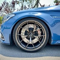 WESPARKE高碳405刹车盘 奔驰C63AMG美国Sparta 6P卡钳EN950高温片