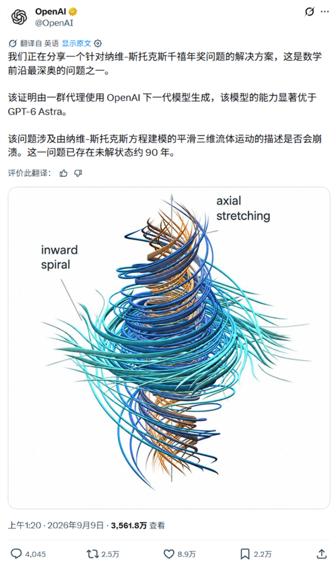 OpenAI宣布未公开大模型攻克千禧年难题:只用了88小时