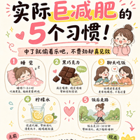 以为会胖实际巨减肥的5个习惯!中了偷着乐
