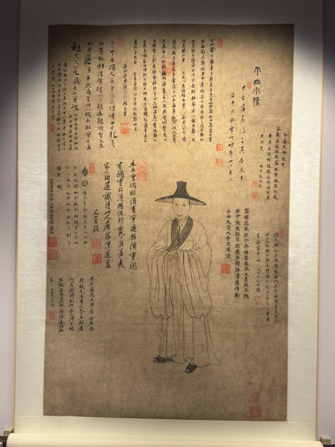 《河上花图》全卷昨天撤了、国美15日闭展:八大山人400周年,三城展我替你对比过了