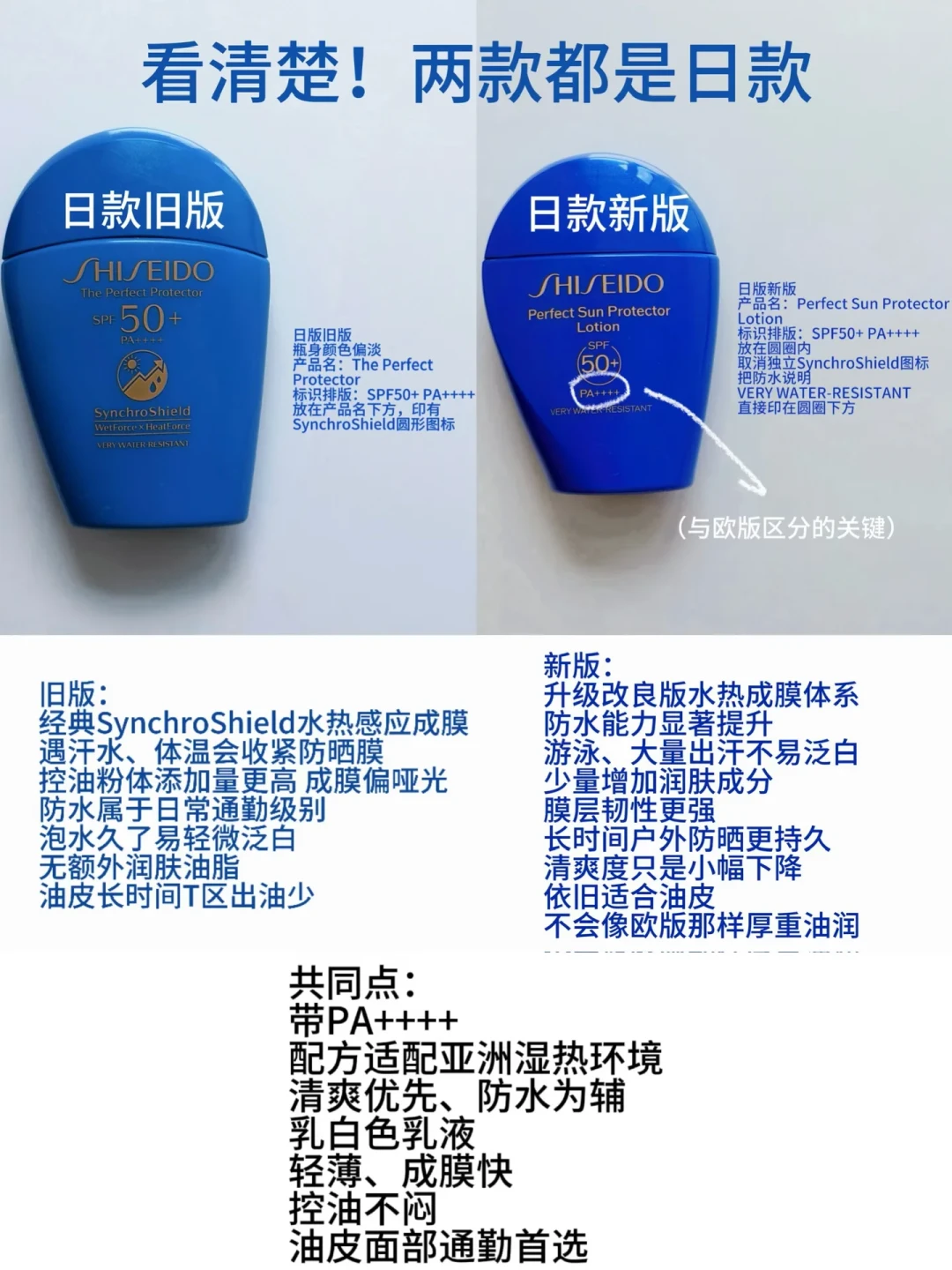 军训前被问爆的资生堂蓝胖子:日版、法版、新旧款到底差在哪,50ml够不够训完14天